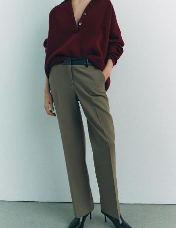 Pantaloni Zara, verde