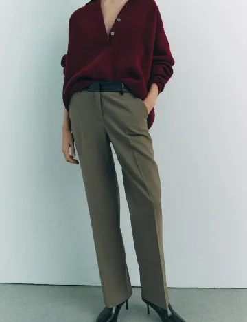 Pantaloni Zara, verde
