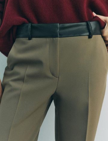 Pantaloni Zara, verde