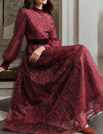 Rochie lunga Anewsta, visiniu