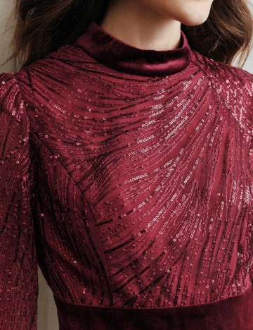 Rochie lunga Anewsta, visiniu