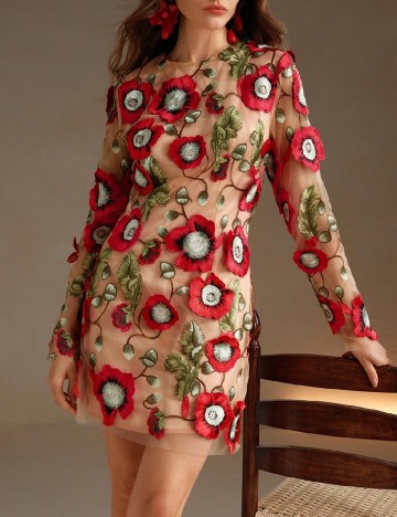 Rochie scurta Anewsta, floral