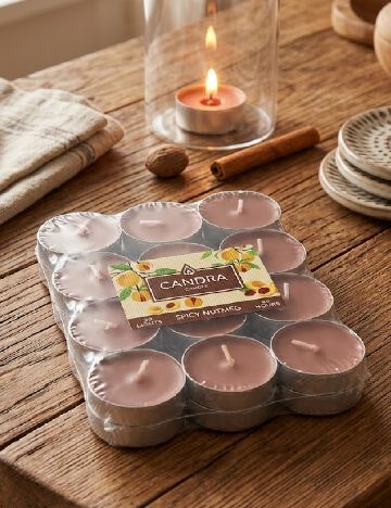 Set lumanari parfumate CANDRA, maro