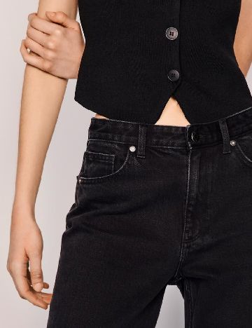 Blugi Bershka, negru