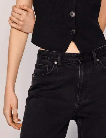 Blugi Bershka, negru