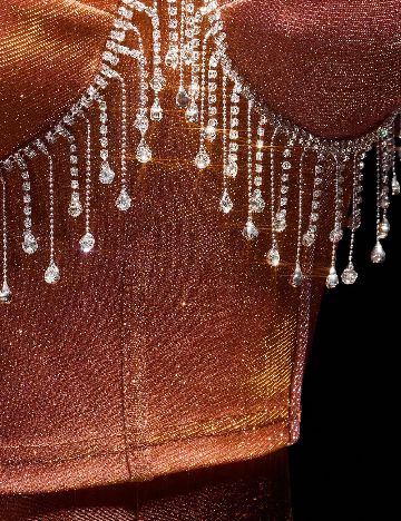 Top SHEIN, portocaliu