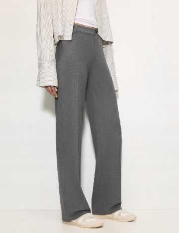 Pantaloni Pull&Bear, gri