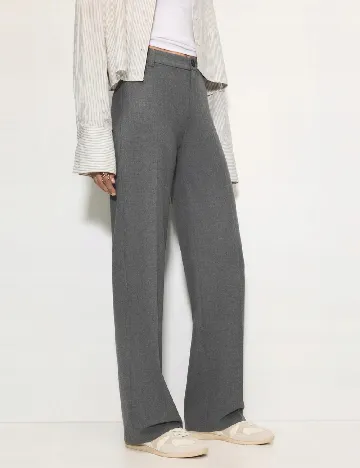 Pantaloni Pull&Bear, gri
