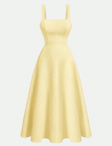 Rochie medie SHEIN, galben