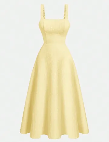 Rochie medie SHEIN, galben