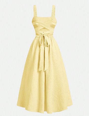 Rochie medie SHEIN, galben