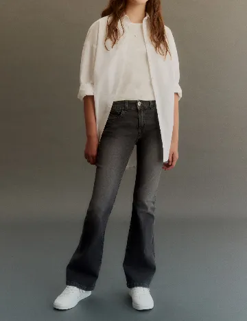 Blugi H&M, gri inchis