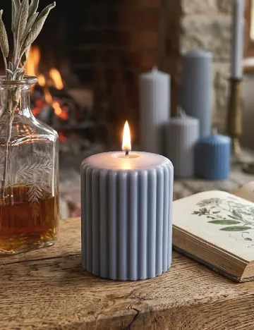 Lumanare decorativa Zd Trading, albastru