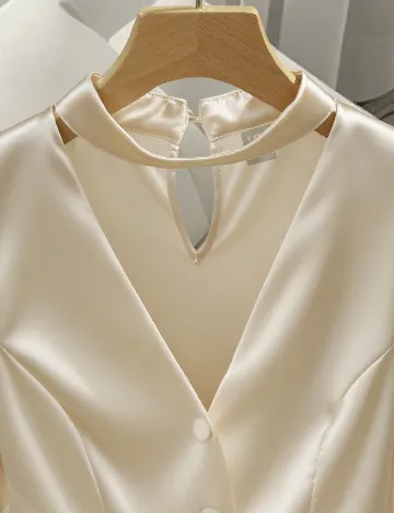 Rochie medie SHEIN, crem