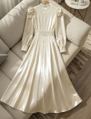 Rochie medie SHEIN, crem