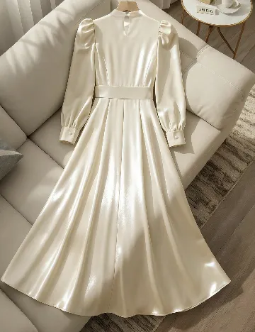 Rochie medie SHEIN, crem