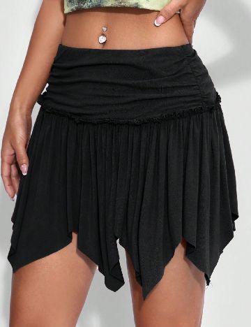 Fusta pantalon SHEIN, negru