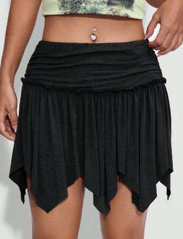 Fusta pantalon SHEIN, negru