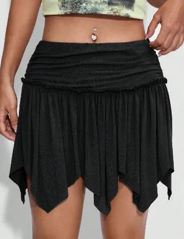 Fusta pantalon SHEIN, negru