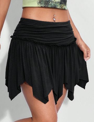 Fusta pantalon SHEIN, negru