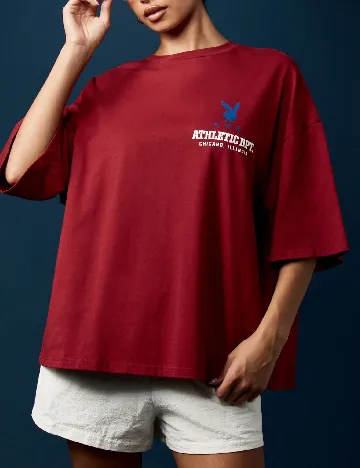 Tricou Oversize Missguided, rosu