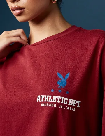 Tricou Oversize Missguided, rosu