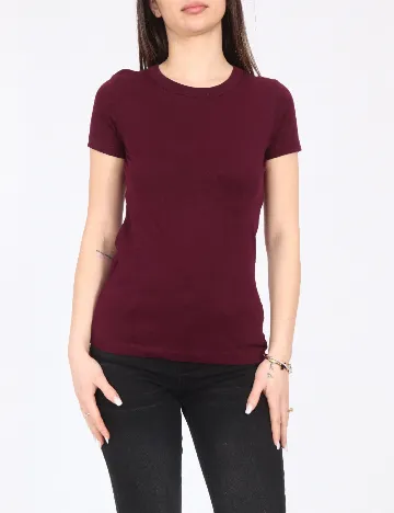 Tricou Pull&Bear, visiniu