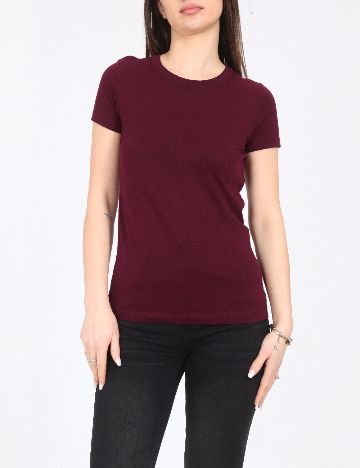 Tricou Pull&Bear, visiniu
