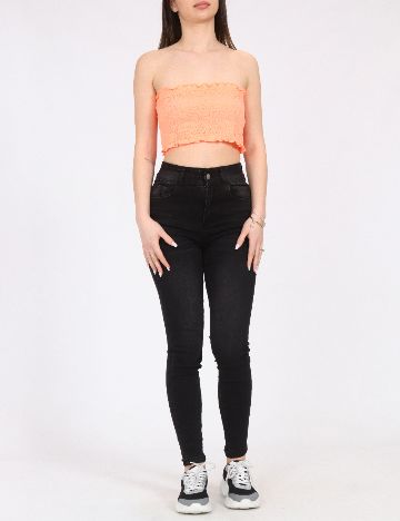 Top Bershka, portocaliu