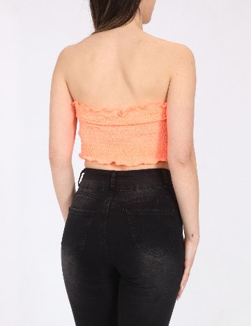 Top Bershka, portocaliu