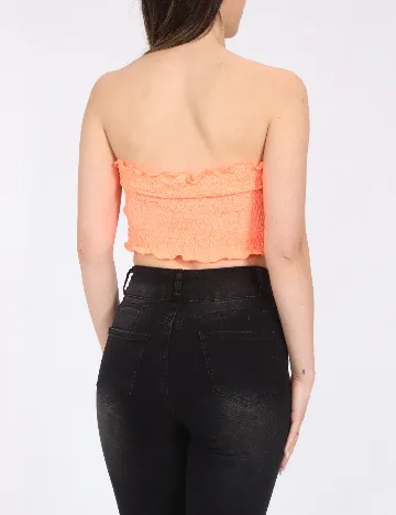 Top Bershka, portocaliu