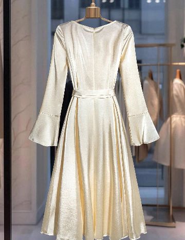 Rochie medie SHEIN, crem