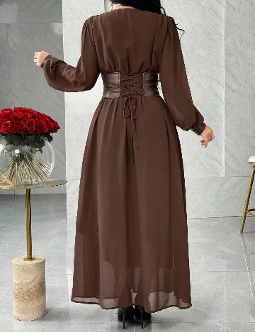 Rochie lunga SHEIN, maro