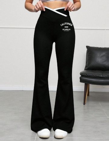 Pantaloni Shein Kids, negru