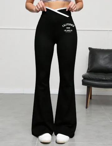 Pantaloni Shein Kids, negru