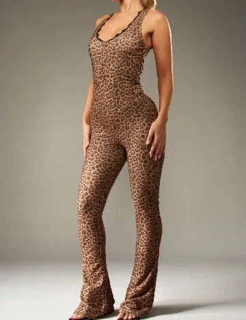 Salopeta Missguided, animal print