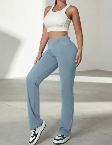 Pantaloni SHEIN, albastru