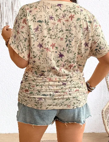 Tricou SHEIN CURVE, floral print