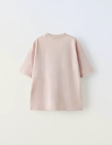 Tricou Zara, roz pal