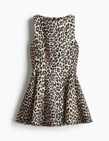 Rochie scurta H&M, animal print