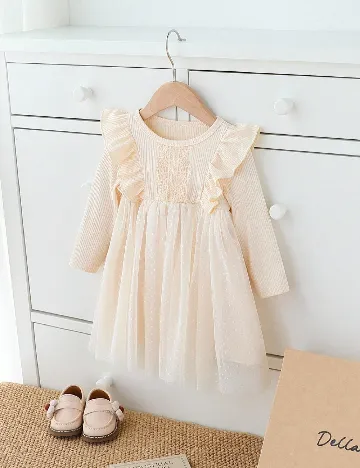 Rochie Shein Kids, crem