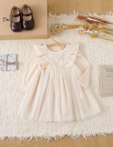 Rochie Shein Kids, crem