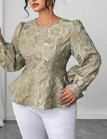 Bluza SHEIN CURVE, floral print