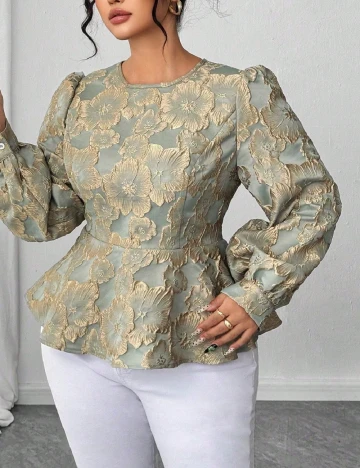 Bluza SHEIN CURVE, floral print
