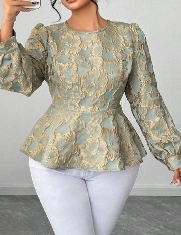 Bluza SHEIN CURVE, floral print