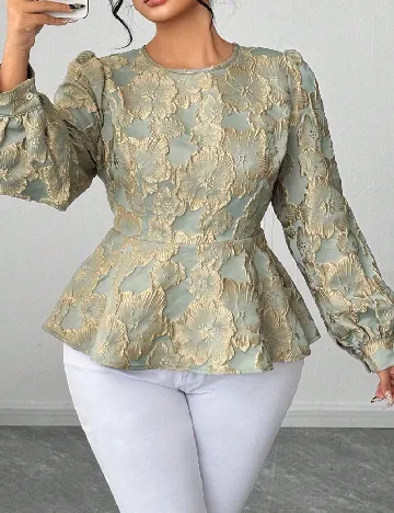 Bluza SHEIN CURVE, floral print