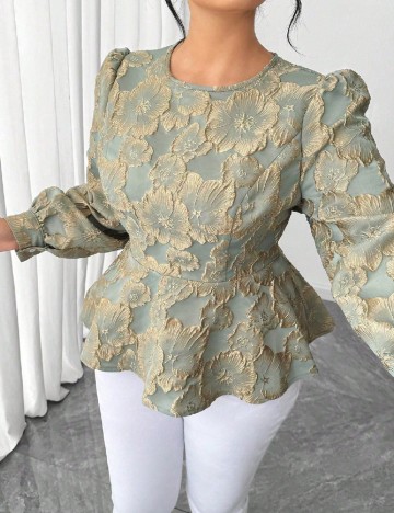 Bluza SHEIN CURVE, floral print