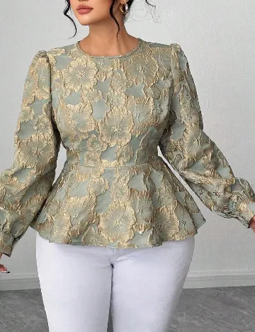 Bluza SHEIN CURVE, floral print