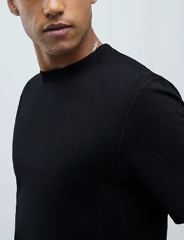 Tricou River Island, negru