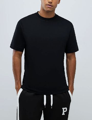 Tricou River Island, negru